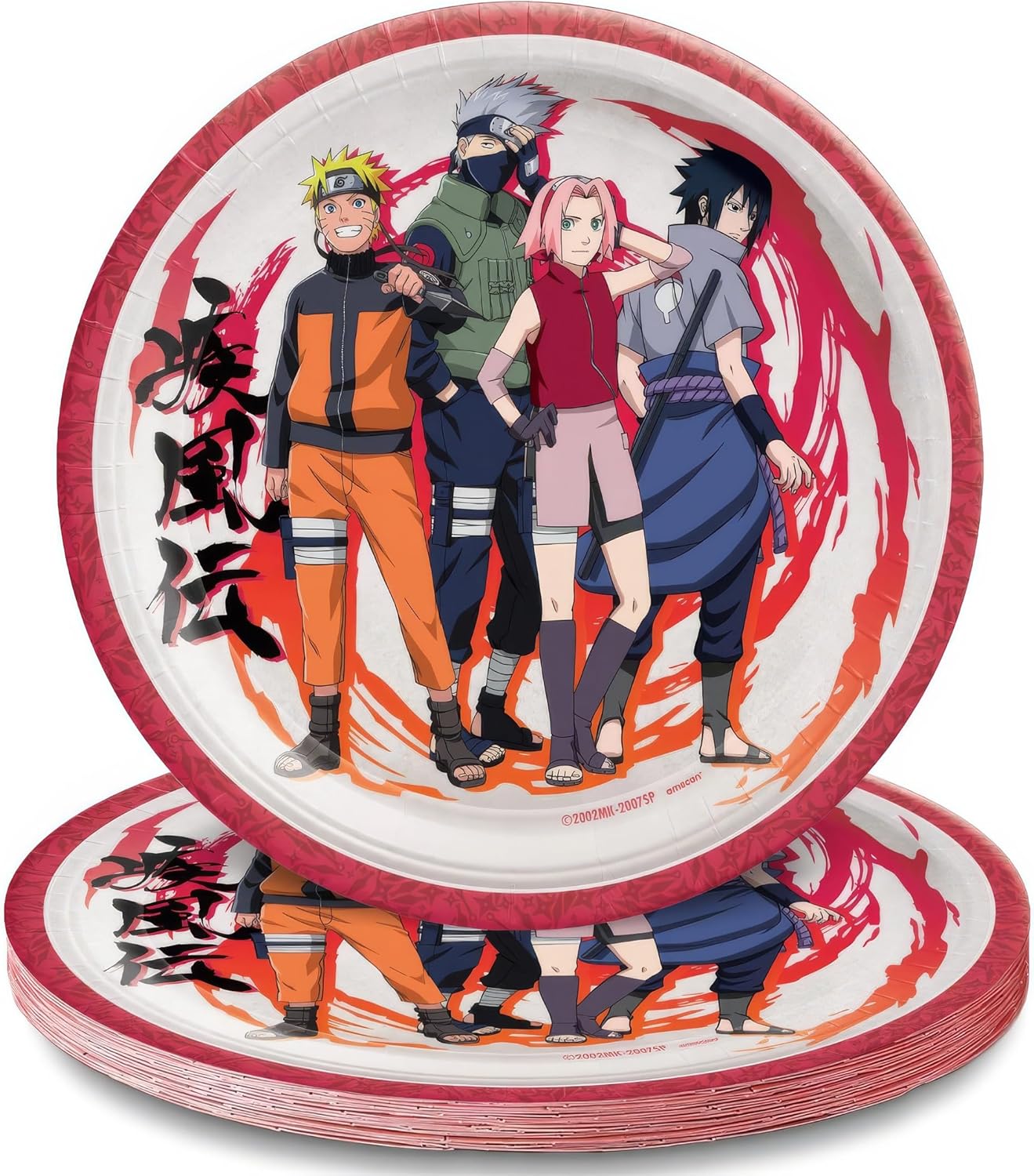 Platos Naruto 9" (x8u)