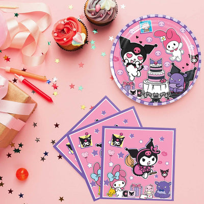 Kuromi Lunch Napkins (x20u)