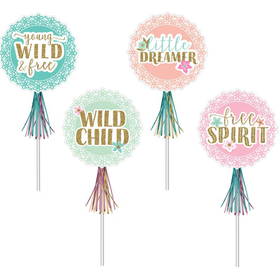 Festival Glitter Wands Wild (x8u)