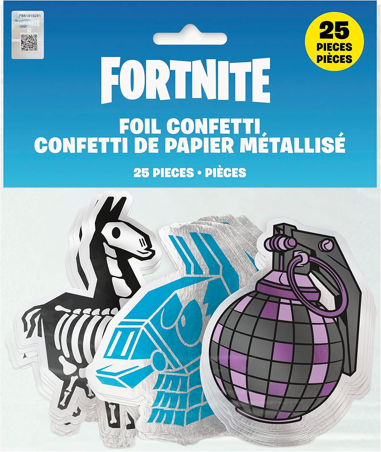 Confeti de Foil Impreso Fortnite – 25 piezas