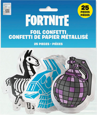 Confeti de Foil Impreso Fortnite – 25 piezas