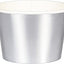 Tazas de Papel con Foil Plateado - Paquete de 8 (2.5 x 3.5 in)
