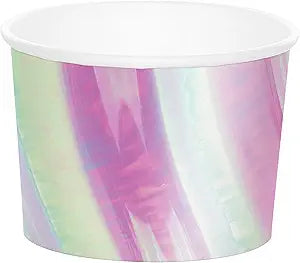 Tazas de Unicornio Iridiscentes - Paquete de 6 (2.5 x 3.5 in)