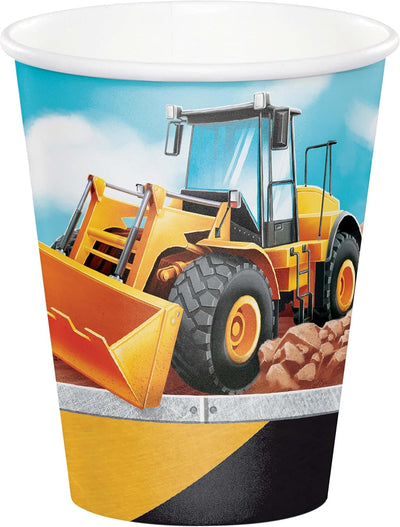 Vasos Camión de Construcción 9oz (x8u)