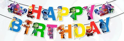 Banner Happy Birthday Inside Out 2