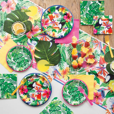 Palm Tropical Lunch Plates (x8u)