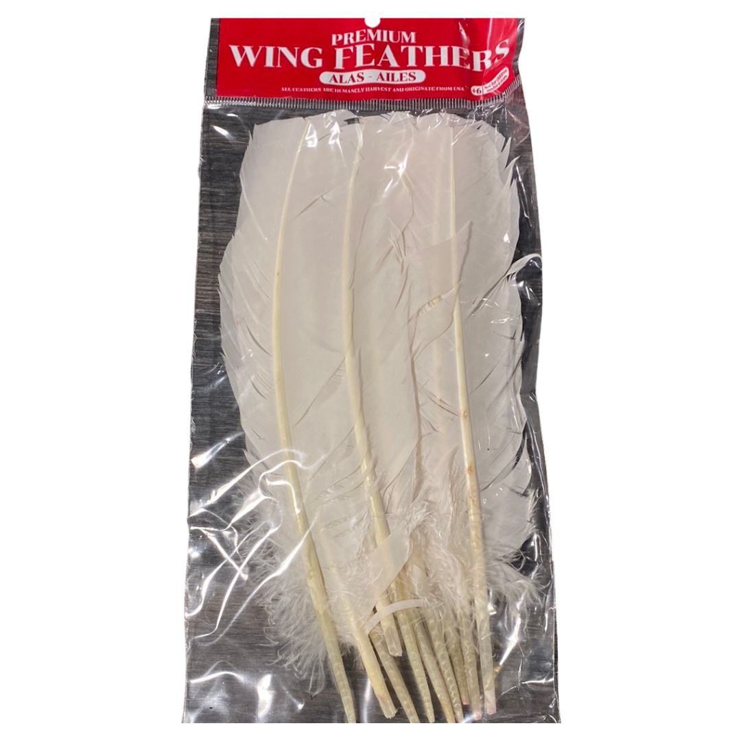 Plumas Grandes Blancas