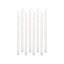 White Mini Taper Candles (x12u)