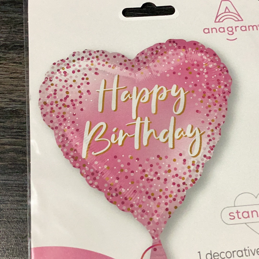 18" HAPPY BIRTHDAY DOTS