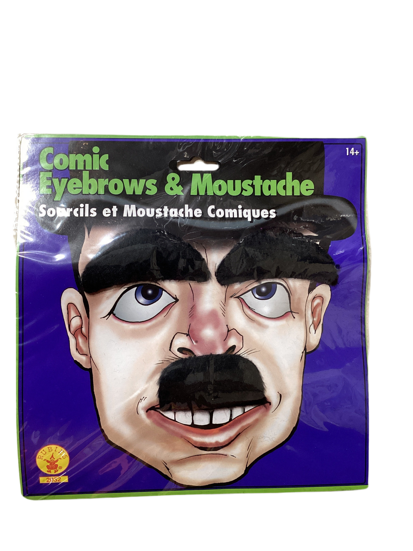 Sm Mustache -Eyebrows Black