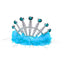 Tiara Corona con Plumas