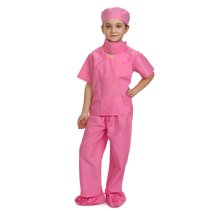 Pink Doctor Scrubs Costume