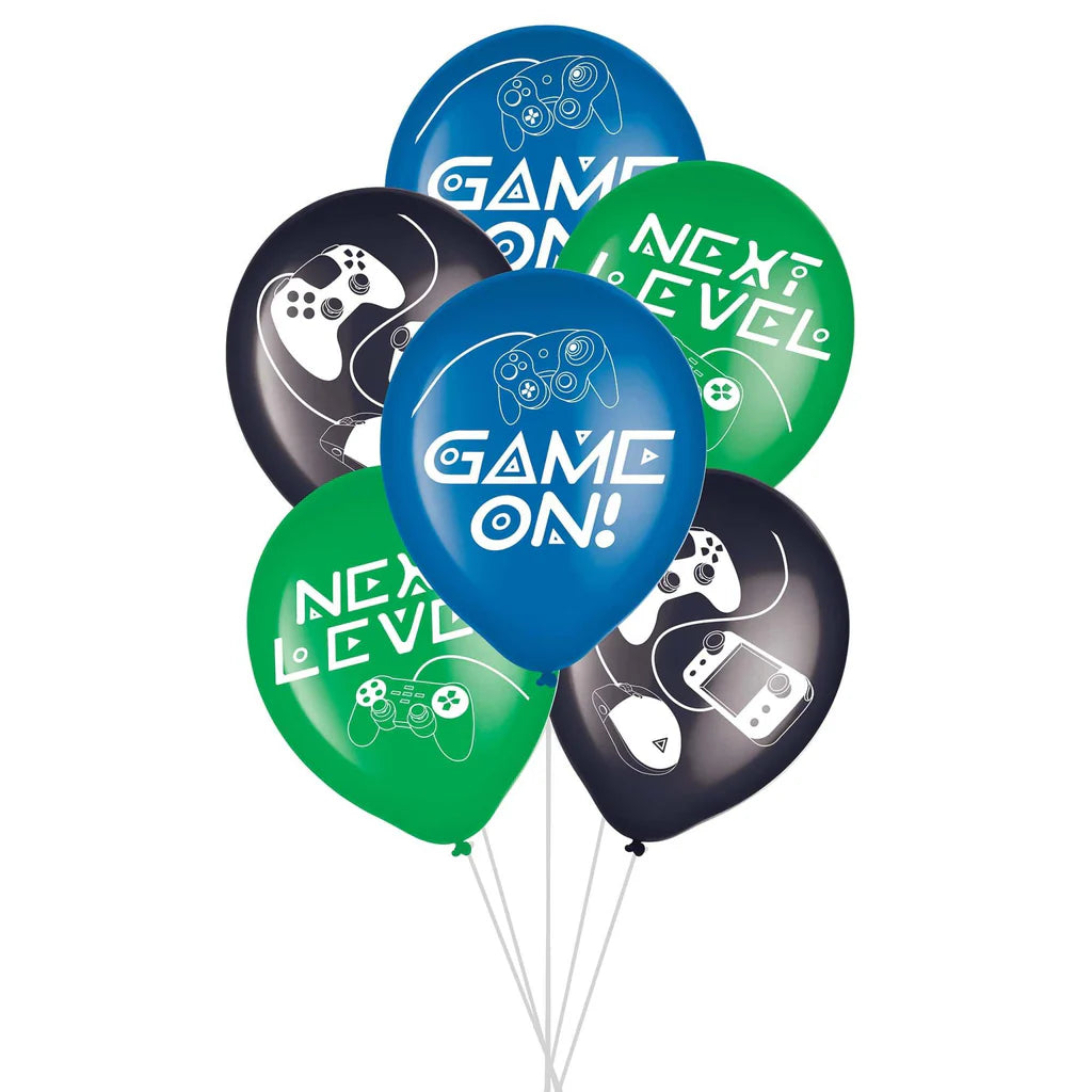 Game On! Latex Balloons 6ct
