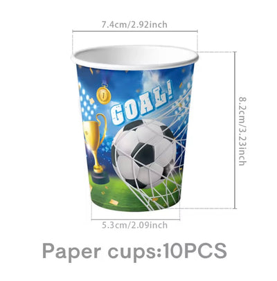 Vasos Soccer Classic 6oz (x10u)