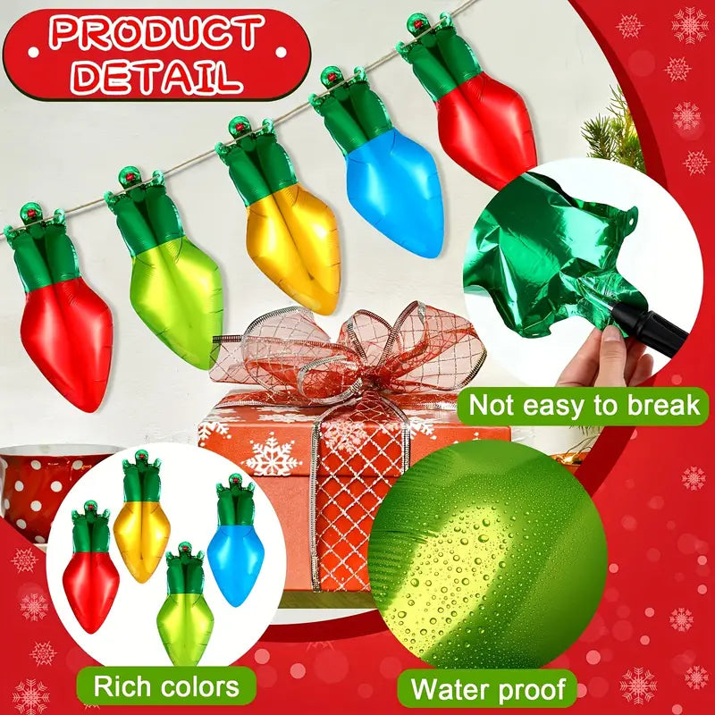 Globo Navidad Bombillas (x1u)