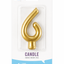 Number Candle Gold