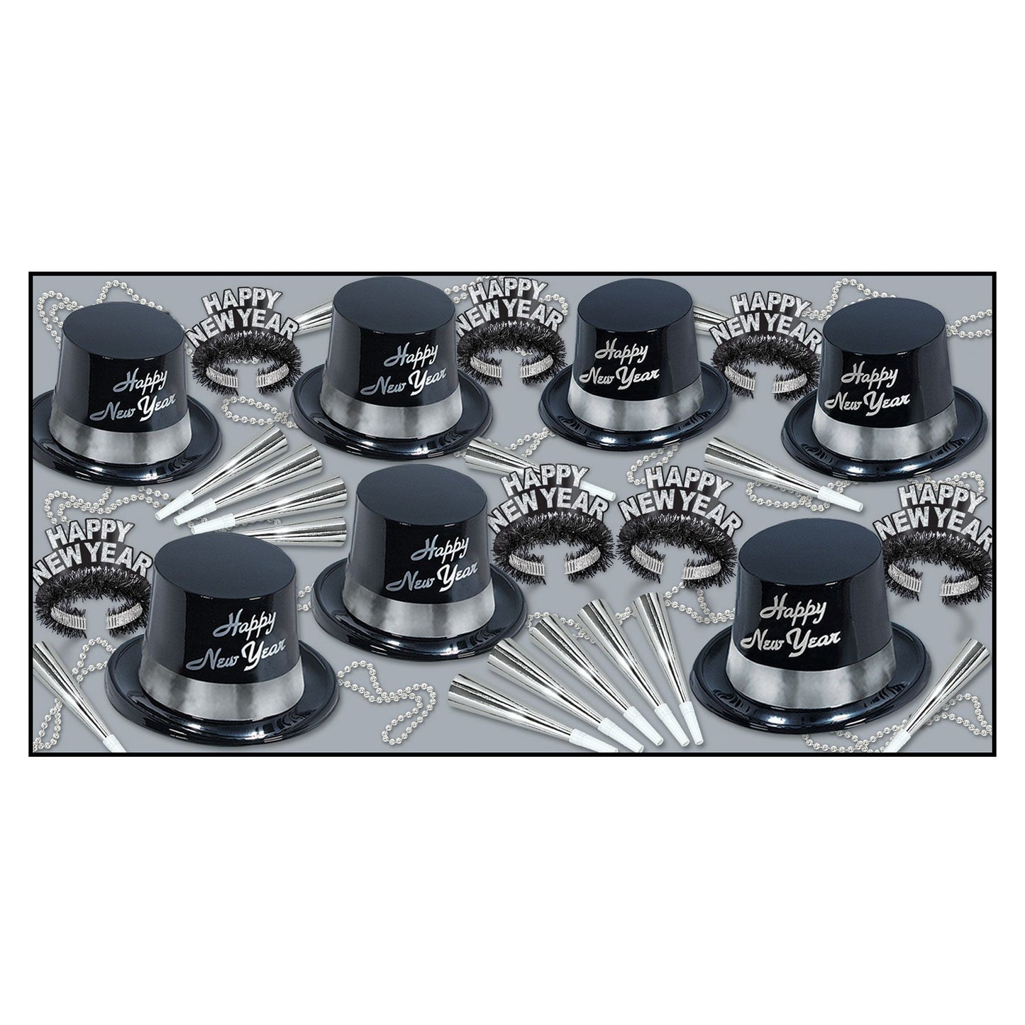 Kit Box New Year Silver (para 25 personas)