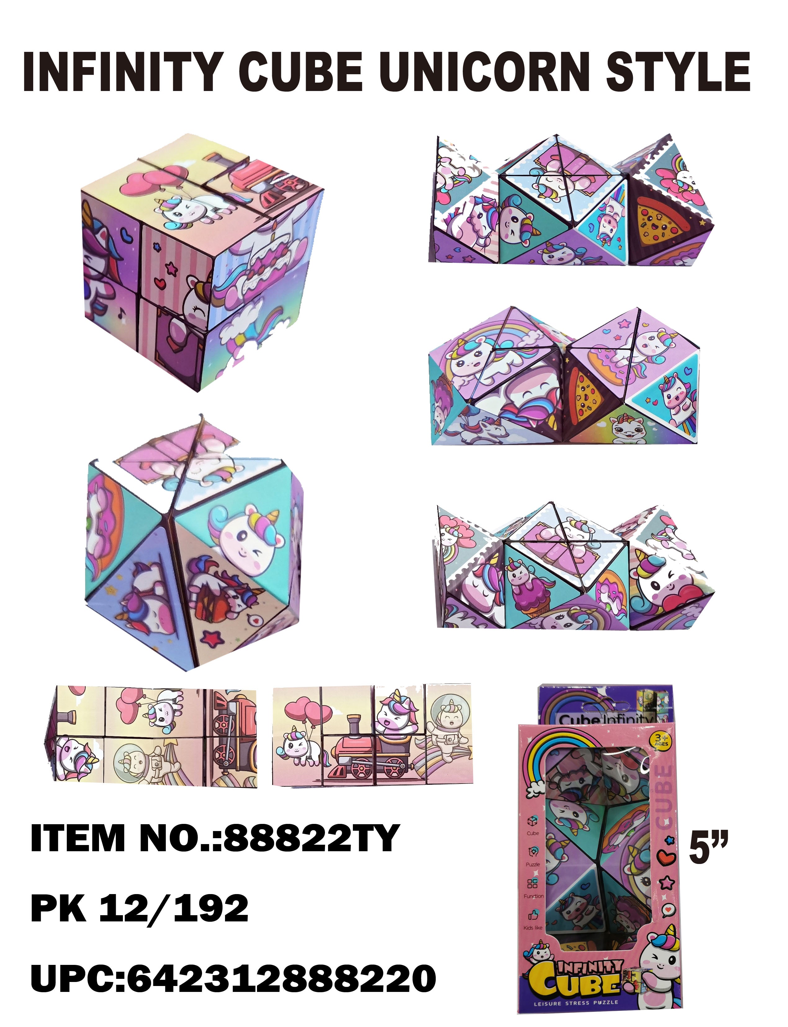 Funco Rubix Unicorn Rubix Cube – Fiesta Warehouse