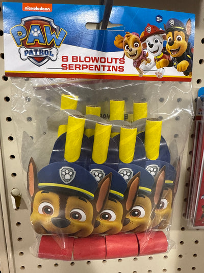 Paw Patrol Blowouts 8pcs