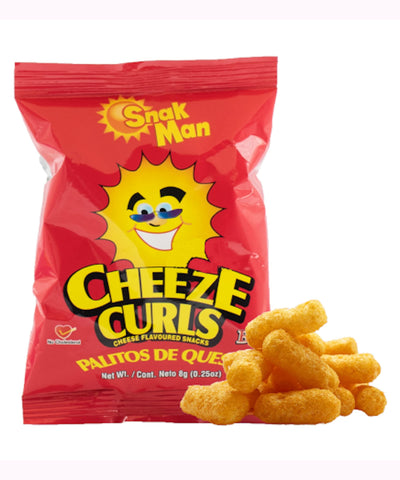 Snak Man Cheeze Curls 10ct