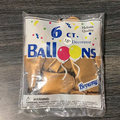 Globo Latex 18" 618-GD