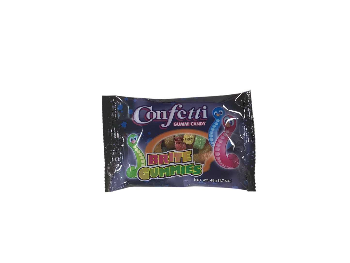 Confetti Brite Gummies Candy 1.7oz