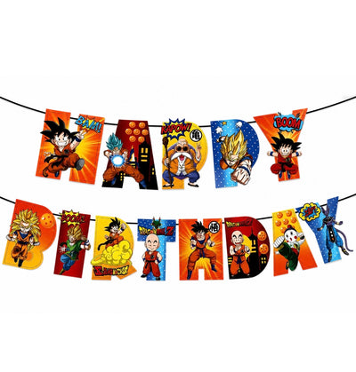 Dragon Ball Z Happy Birthday Banner (x1u)
