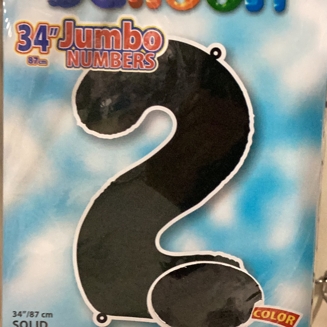 Globo Jumbo “#2” BlackShape