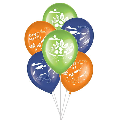 Diggin' Dinos Latex Balloons (x6u)