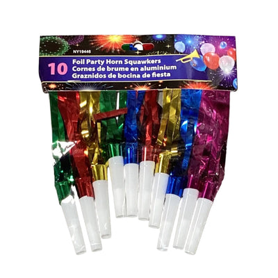 Set 10 Bocinas Fiesta Foil