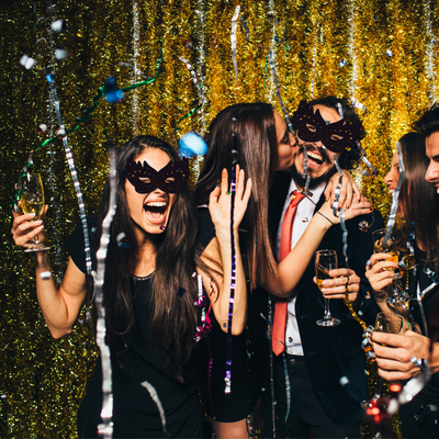 Antifaz Año Nuevo (x6u)