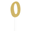 Glittered Stick Numbers Gold (x4u)