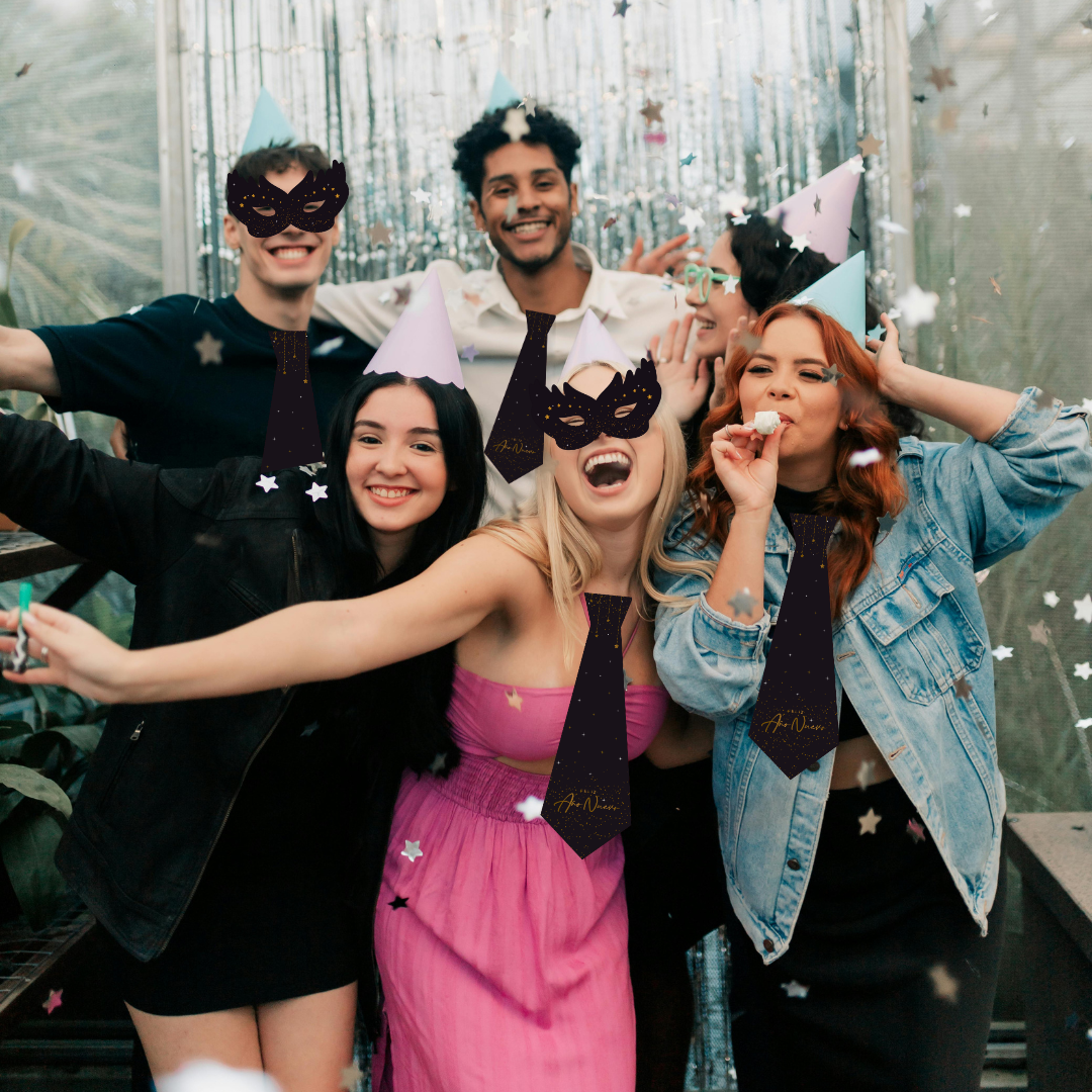 Corbata Feliz Año Nuevo (x6u)