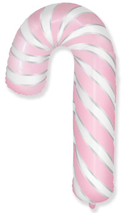 Candy Cane Pastel Pink 39" Foil Balloon