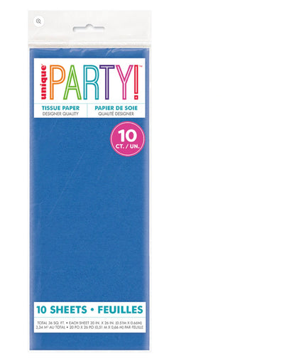 Tissue Paper 10ct Royal Blue
