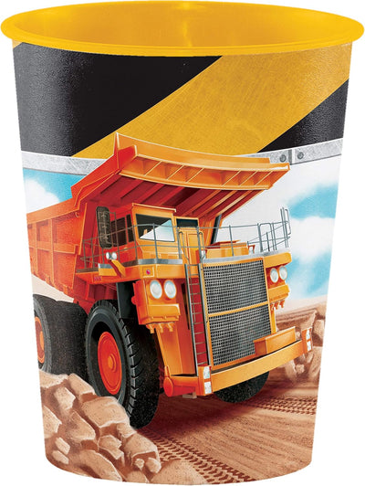 Vaso Plastico Camión de Construcción 16oz