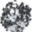 Silver Metallic Star Confetti 2.5oz