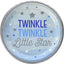 Twinkle Twinkle Little Star Blue Plates 7" (x8u)