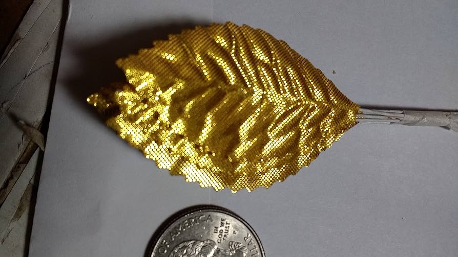 Hoja pequeña Gold 1.5"