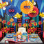 SuperHero Banner "Happy Birthday" 7ft x 6in (x1u)