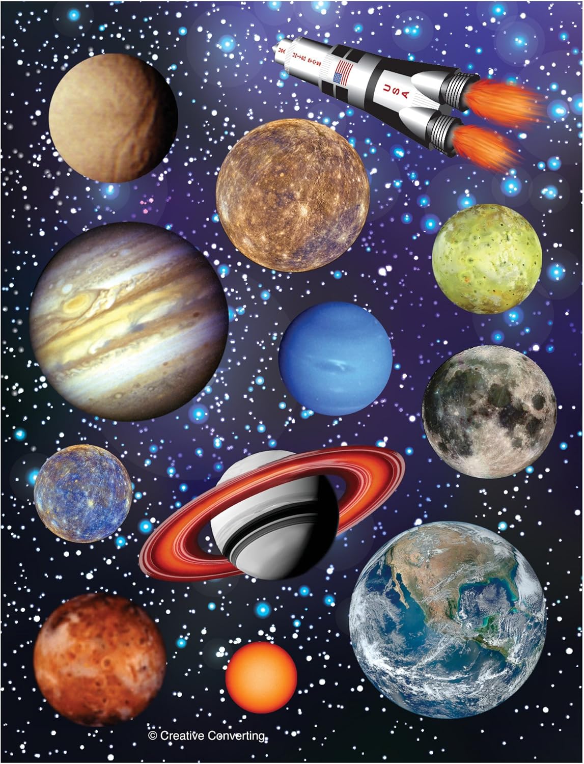 Space Stickers (4 sheets)
