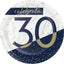 Platos 30 Navy and Gold 7" (x8u)