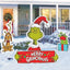 Grinch Metal Lawn Signs