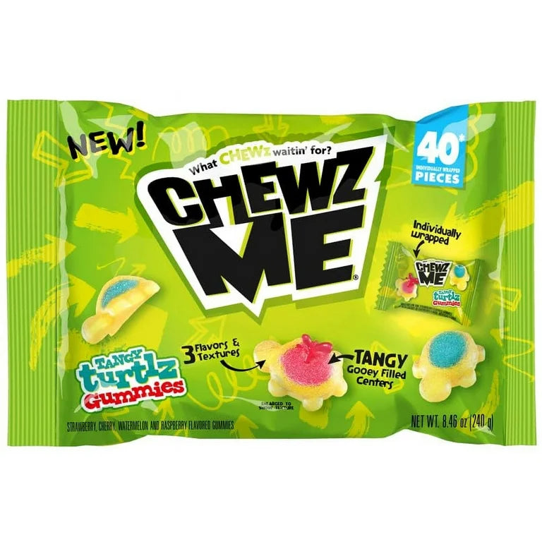 Chewz Me Turtle Gummies 8.46oz – Fiesta Warehouse