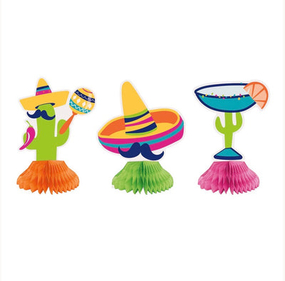 Mexican Party Cactus Centerpiece 6” 3ct