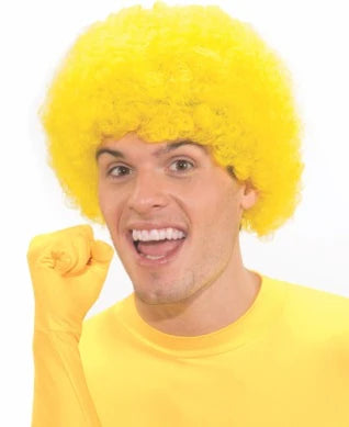 WIG-AFRO YELLOW