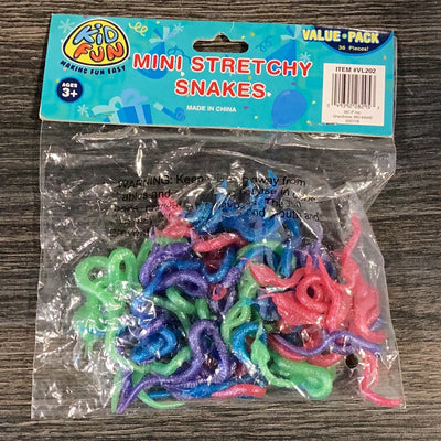 Stretchy Snakes/36 Per Pkg