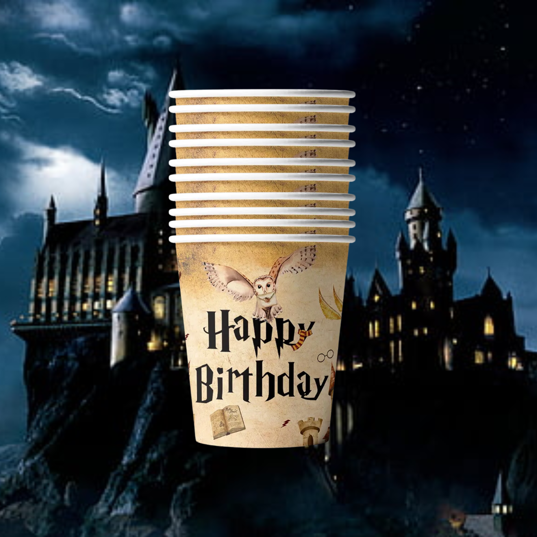 Vasos Harry Potter 9oz (x10u)