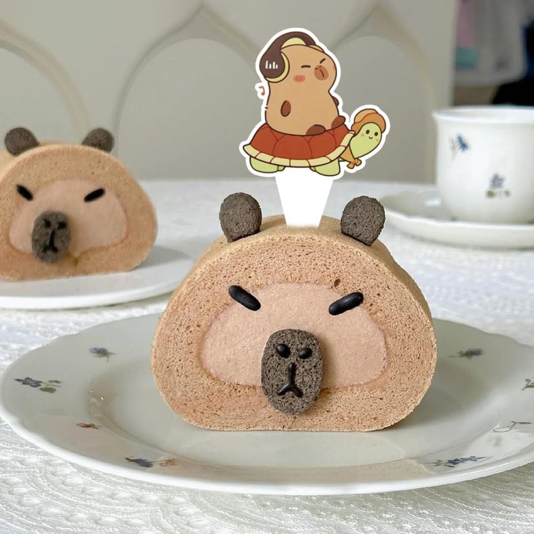 Cupcake Toppers Capybara (x24u)