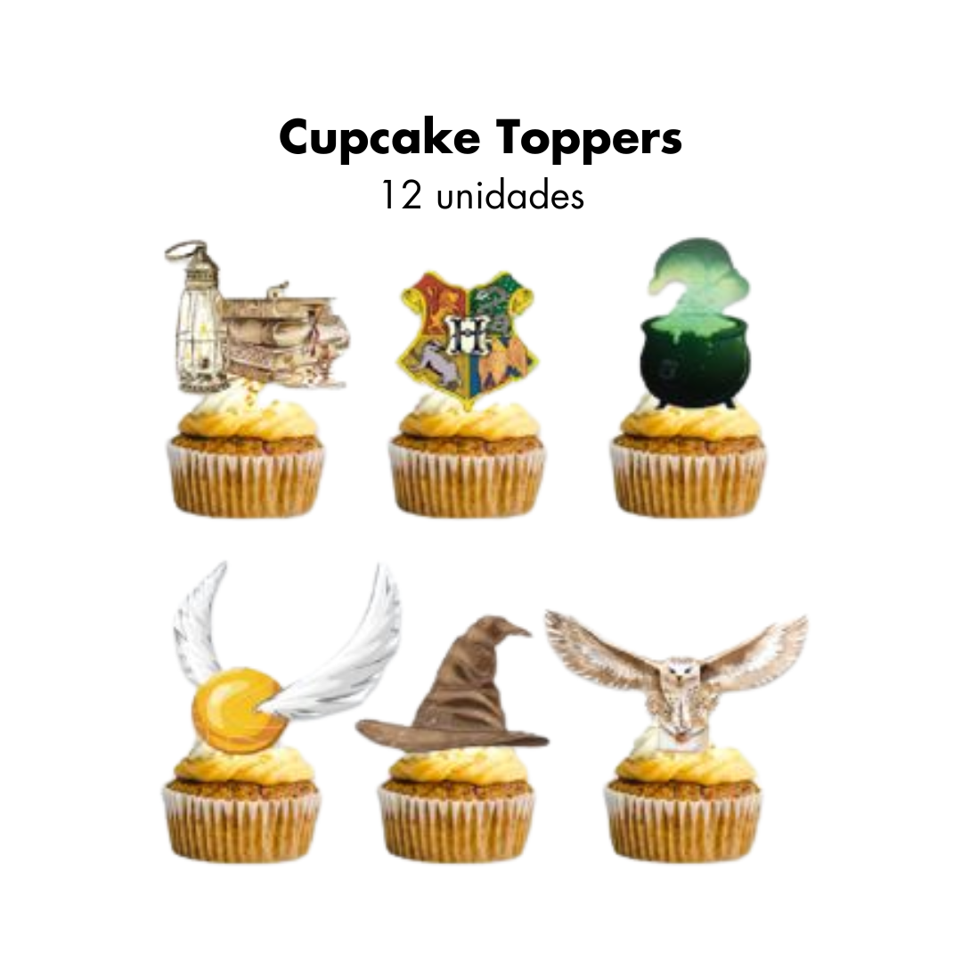 Cupcake Topper Harry Potter (x12u)